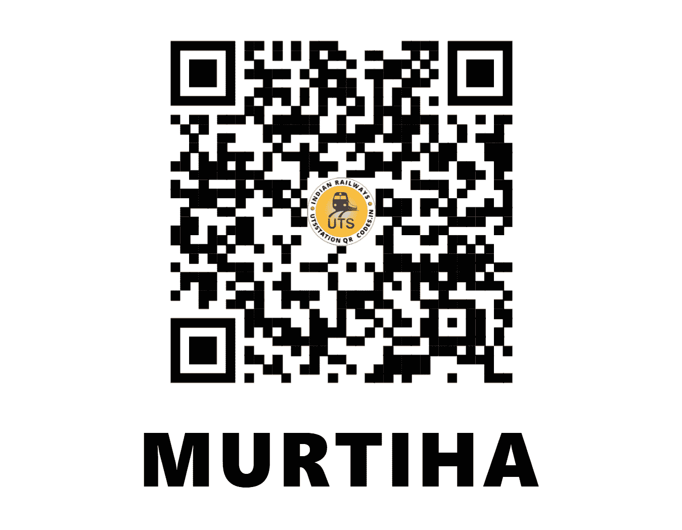 UTS QR Code for MURTIHA - MUH (NE - UTTAR PRADESH)